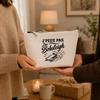 Trousse de toilette - PLANETEE - J'peux pas j'ai Bobsleigh (minimaliste) - Beige - 100% coton - 3 L
