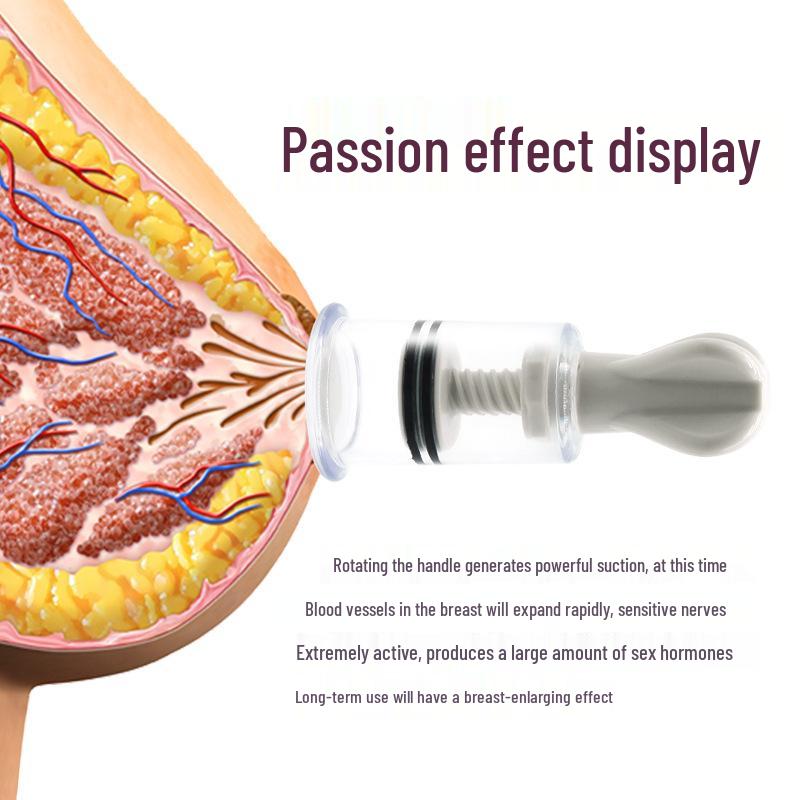 Breast Pump & Nipple Sucker Clitoris Stimulator Adult Toy