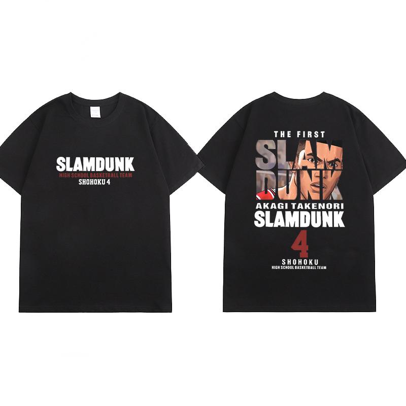 25 Theatrical Version of The Big Movie SLAM DUNK T-shirt SLAMDUNK Peripheral Support Clothes Sakuragi Blossom Road Short Sleeves