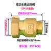 DN15 DN20 DN25 1/2" 3/4" 1" BSP Femmina Maschio Ottone Valvola di Ritegno Unidirezionale Non Ritorno Per Installazione Prima O Dopo il Contatore dell'Acqua