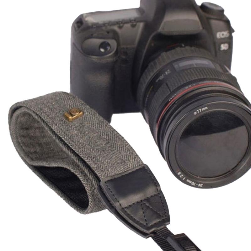 Universal Camera Shoulder Strap Adjustable Neck Lanyard Cotton PU Leather Belt DSLR Cameras Strap Accessory Part
