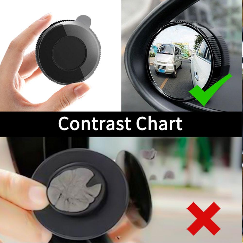 FUTF3 1/2Pcs Car HD Reverse Mirror wide-angleBlind Spot Rearview Mirror Auxiliary For Mercedes Benz G S R C E B A Class GLA GLK C180