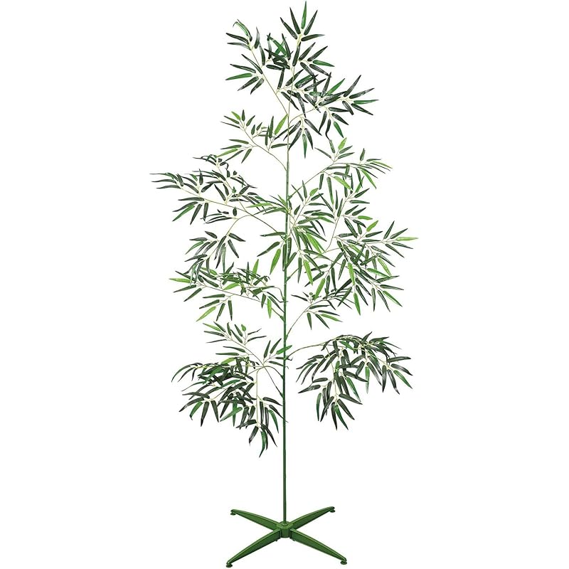 Artec Extra Large Tanabata Bamboo Tree (2m) with Stand - Tanabata Decoration, Bamboo Tree, Plastic, Artificial Bamboo, Decoration, Display, Fake