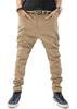 [Ash] Stretch Katsuragi Tapered Sarouel Pants (M, Beige)