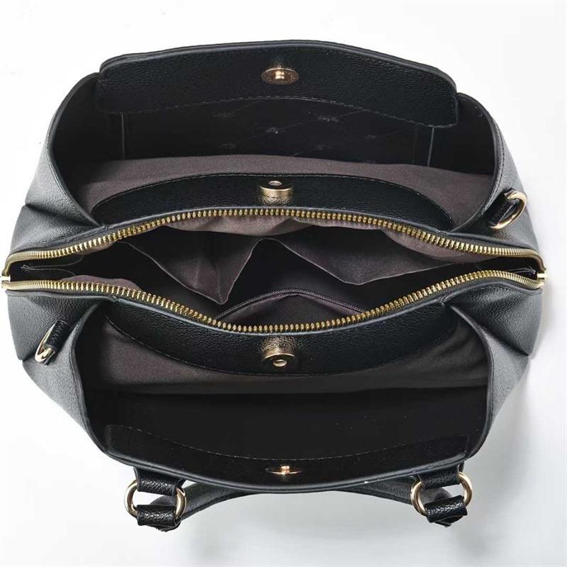 Simple Women's Handbag, Solid Color, Large Capacity Women's Shoulder Bag, Multi Compartment Storage Suitable for Women's Holiday Gifts