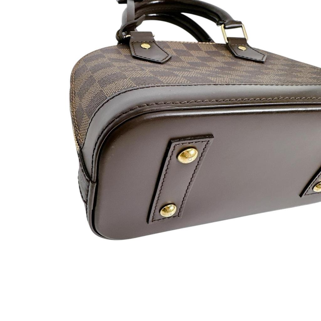 LOUIS VUITTON Damier Alma BB Handbag Damier canvas Brown Women N41221 Used