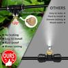 Brass Misting Nozzles Outdoor Cooling System Heavy Duty Misting Nozzle for Outdoor Cooling System (28pc-Brass Misting Nozzles Kit)