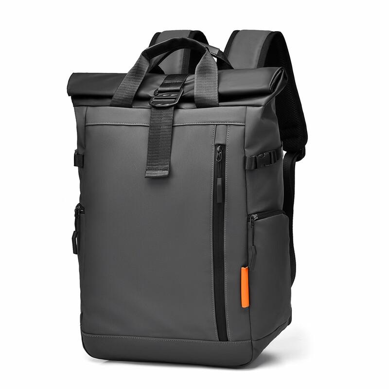 Men's Fashion Roll-Top Backpack