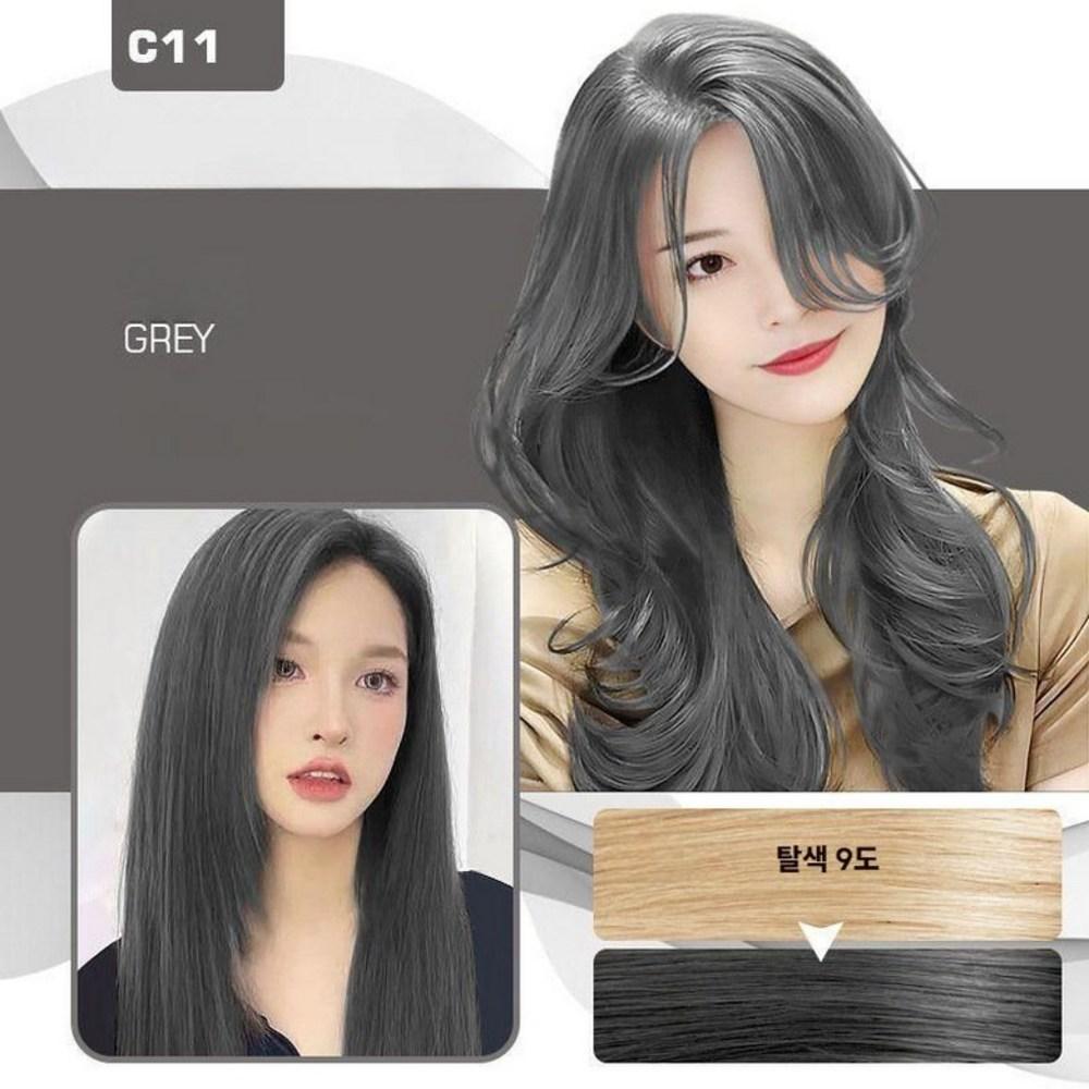 Shopin Hair Ring Shampoo Gray Hair Dye Shampoo Ammonia-free Hair Dye Convenient Hair Dye 1 pcs Gray