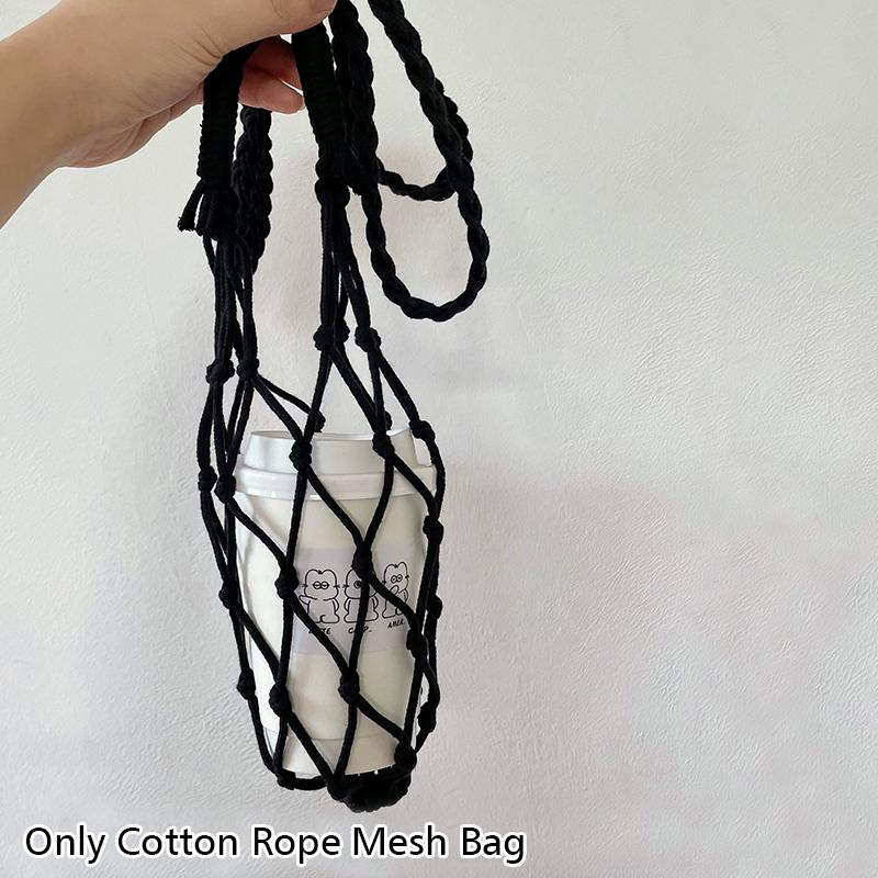 1 шт Сетчатый мешок с ремешком Видимый мешок Ручной работы Кроссбоди Чехол для чашки Креативный чехол для чашки Аксессуары для кемпинга 8 цветов 1165₽