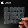 Eco-Friendly Waterproof Transparent Double-Sided Nail Art Adhesive Stickers