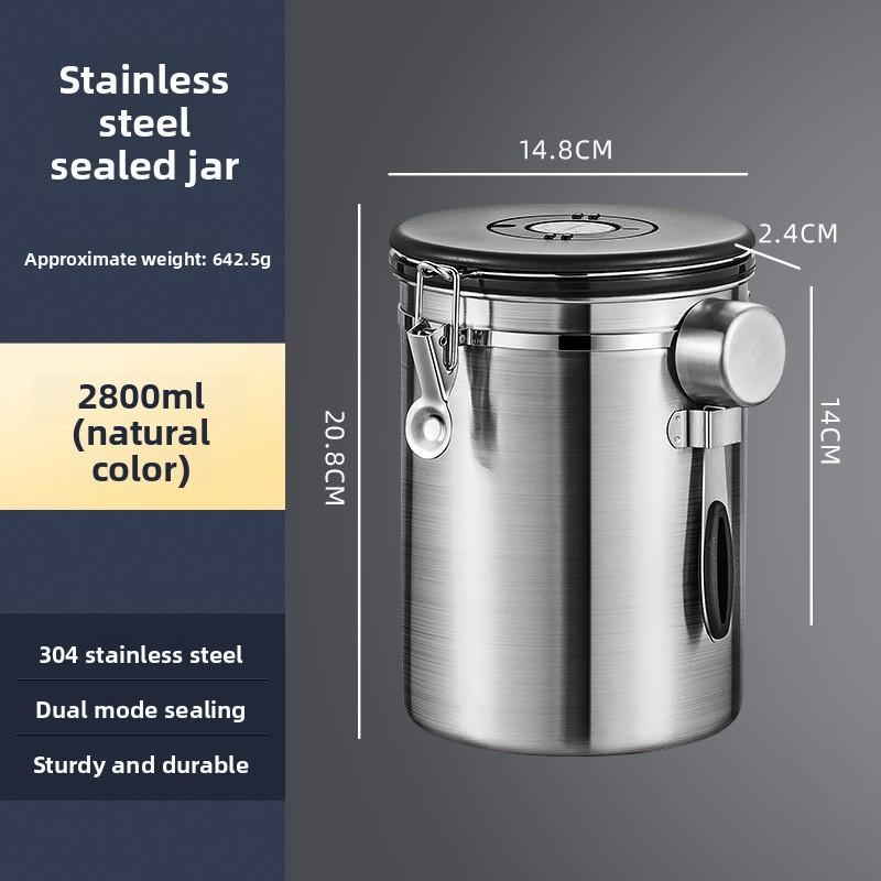 Coffee Bean Storage Container, Coffee Powder Sealed Container, Storage Container, Storage for Coffee Beans