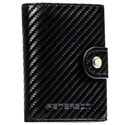 Men's Leather Wallet PTN W882-CF-4536 Black