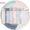 A6 Budget Book Replacement Core: 6-Hole Loose-Leaf Cash Envelope & Consumption Card Paper.