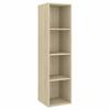 3 piece TV cabinet set Sonoma oak effect particleboard