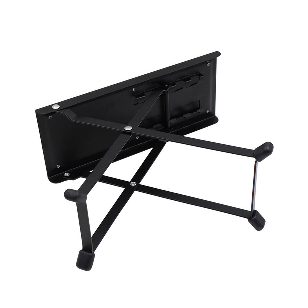 Metal Guitar Foot Stool 4 Gears Adjustable Guitar Foot Rest No-slip Foldable Footrest for Classical Acoustic Guitar Part