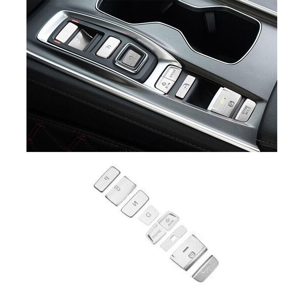 For Honda Accord 2018-2022 Hybrid Silver Center Console Gear Shift Button Trim