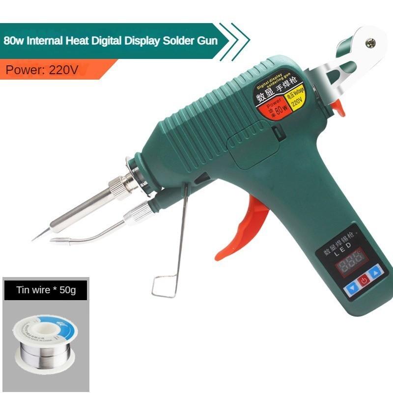 Hand-held Automatic Tin Feeding Welding Machine High-power Soldering Iron Maintenance Tool Digital Display Manual Soldering Gun