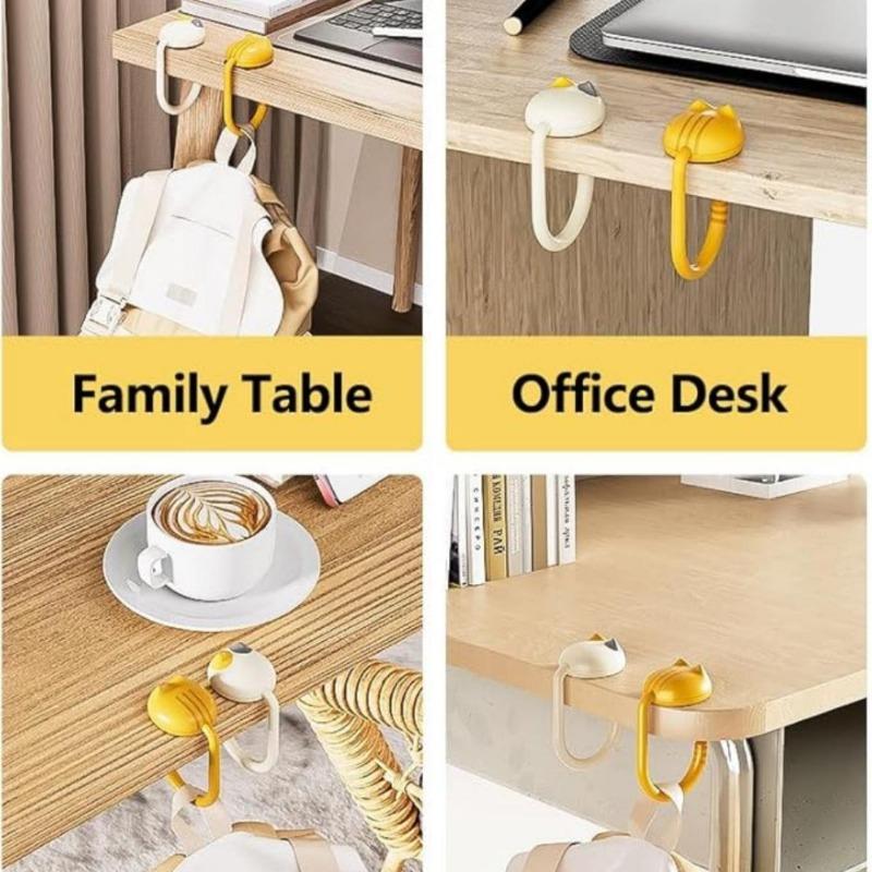2pcs Purse Hanger for Table Desk Hook Handbag Hangers High Strength Bag Holder for Table Purse Hook for Desk