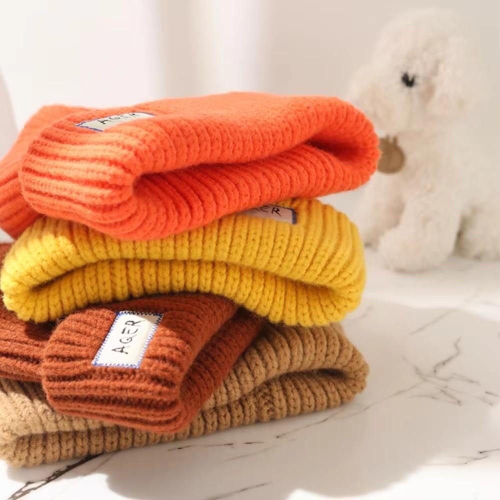 Windproof Knitted Woolen Hat Cold-proof Ear Protection Hat Casual Beanie Cap  Winter