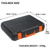 Electrician, Carpenter, Plumber Tool Set: Complete Combination Toolbox for Repairs 