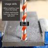 8Pcs High Hardness Depth Stop Collar Kit with Wrench for Woodworking Ceramic Wall and Plastic Drilling Applications