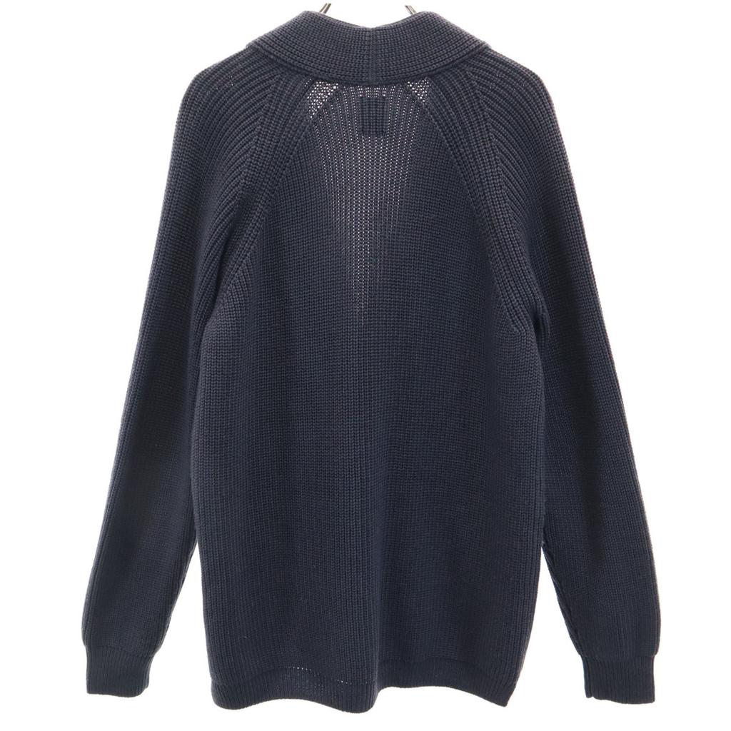 BATONER Made In Japan Wool Long Sleeve Knit Cardigan 1 Gray Thick Men's Used