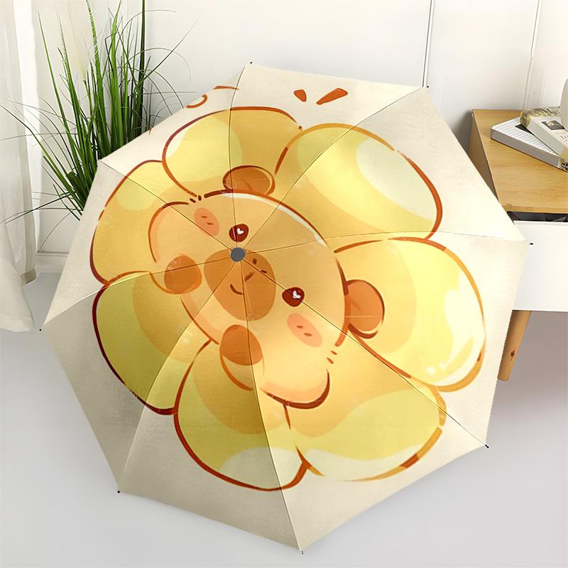

Capybara,Cute Automatic Folding umbrella Compact 8 rib Design,Unique Style,Suitable for Everyday Outdoor Use,Perfect Gift for Friends