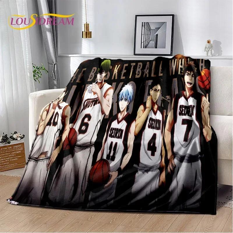 Animacinis Kuroko krepšinio anime pledas, minkštas apklotas namams, miegamajam, lovai, sofai, iškylai, kelionėms, biurui, vaikams
