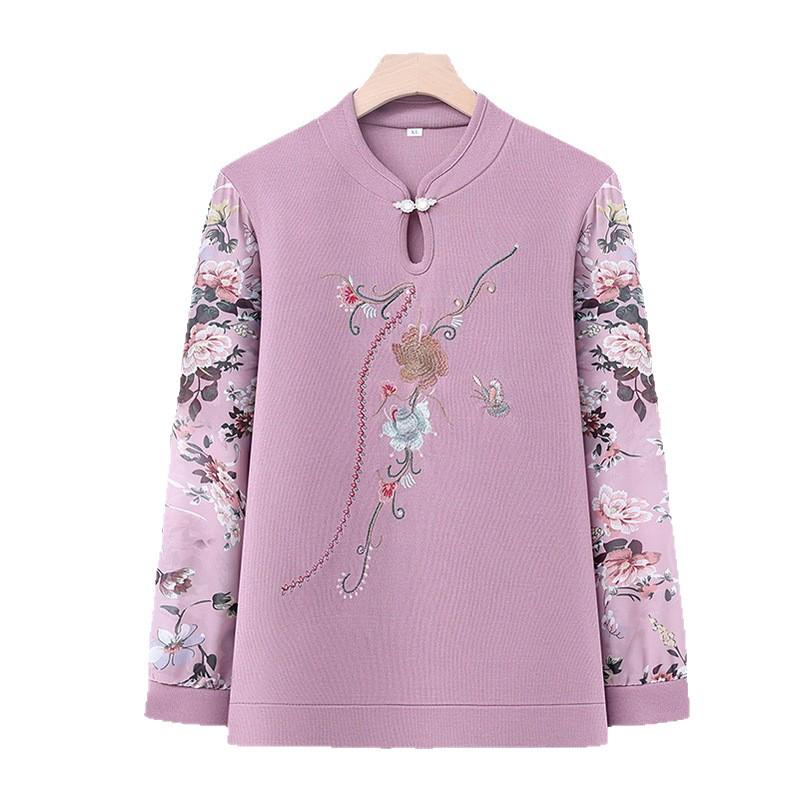 Stylish Knitwear Tops for Middle-Aged & Elderly Women - Spring & Autumn