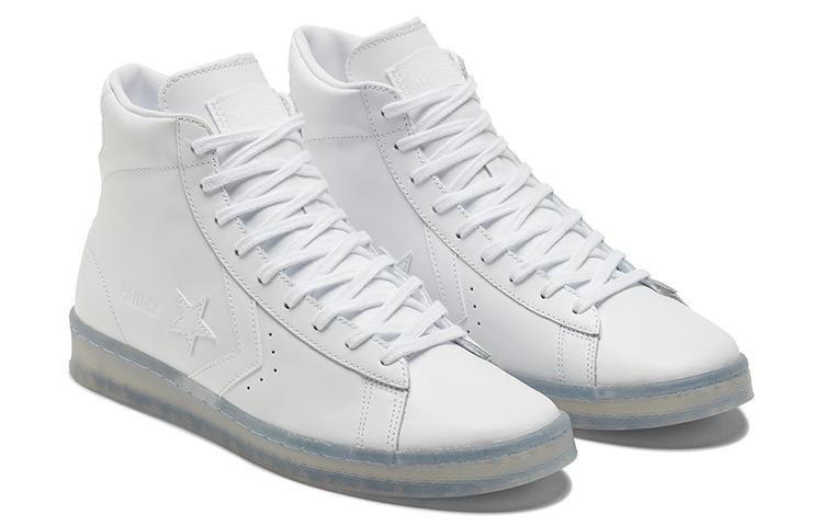 Men's Sneakers Converse Pro Leather High Black Ice White Clear White/White/Clear