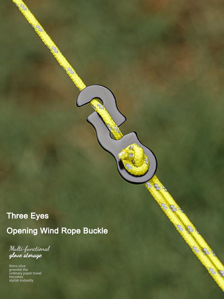 10/20pcs/set Outdoor Camping Tent Parachute Rope Buckle Aluminum Alloy Cord Buckle Tensioners Fastener Travel Kit