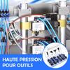 40Pcs/60pcs 1Box 1/4" OD PU/PY/PE/PL Kit Pneumatic Air Fittings Hose Connector Quick Release Connector