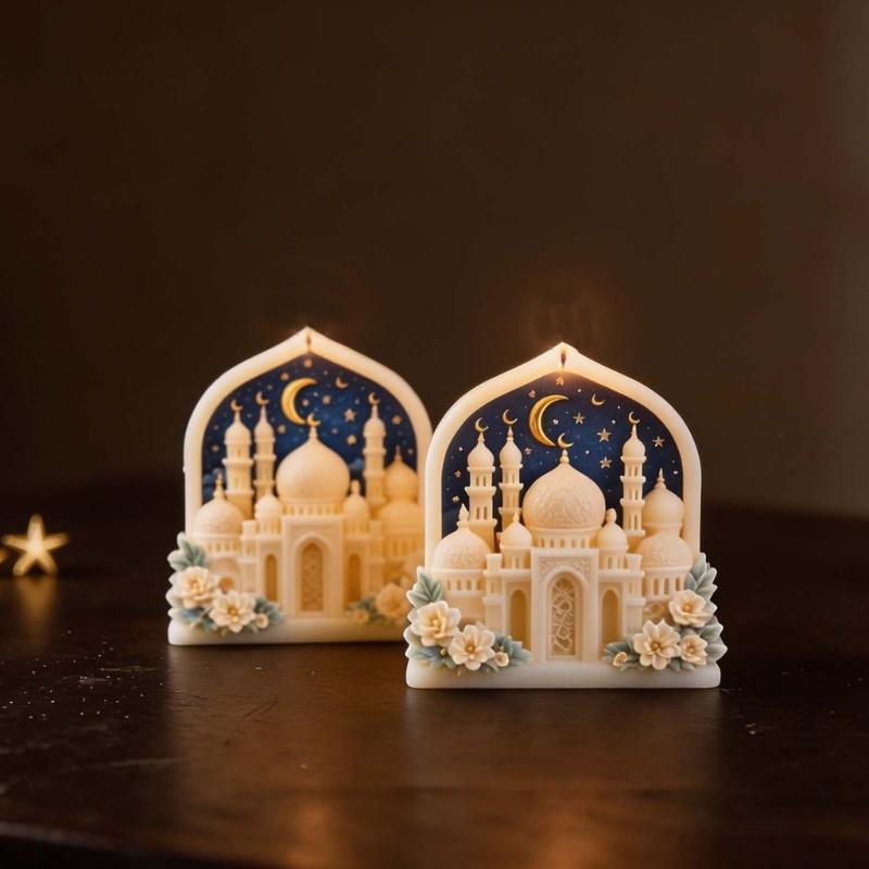 Flexible Palazzo Silicone Candle Mold Soap Making Tool DIY Craft Projects Holiday Decorations Simple Demolding