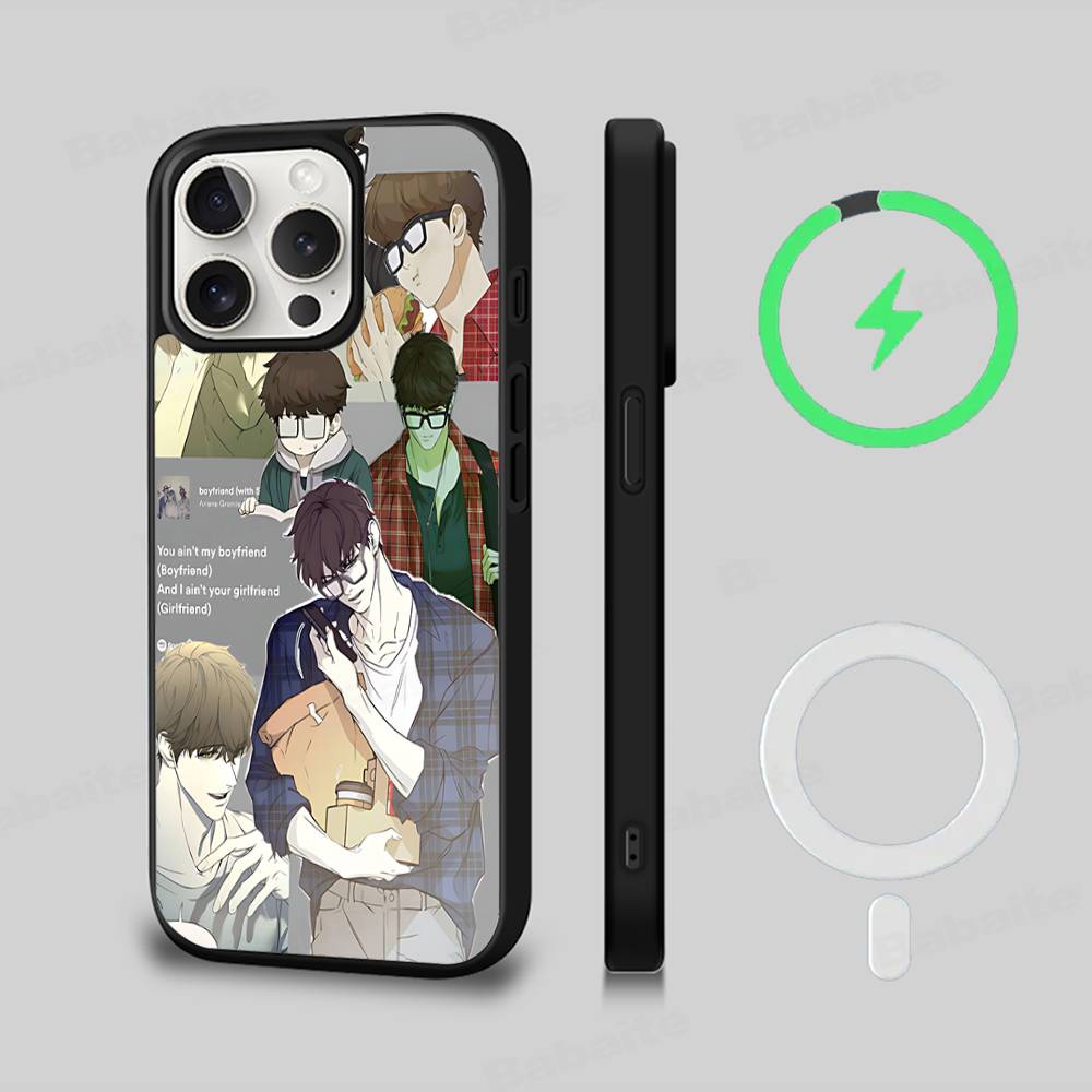 Nerd Project Bl Anime For iPhone 17 Air 16 E 15 14 13 12 11 Pro Max Plus PC Shock TPU Cover For Magsafe Phone Cover