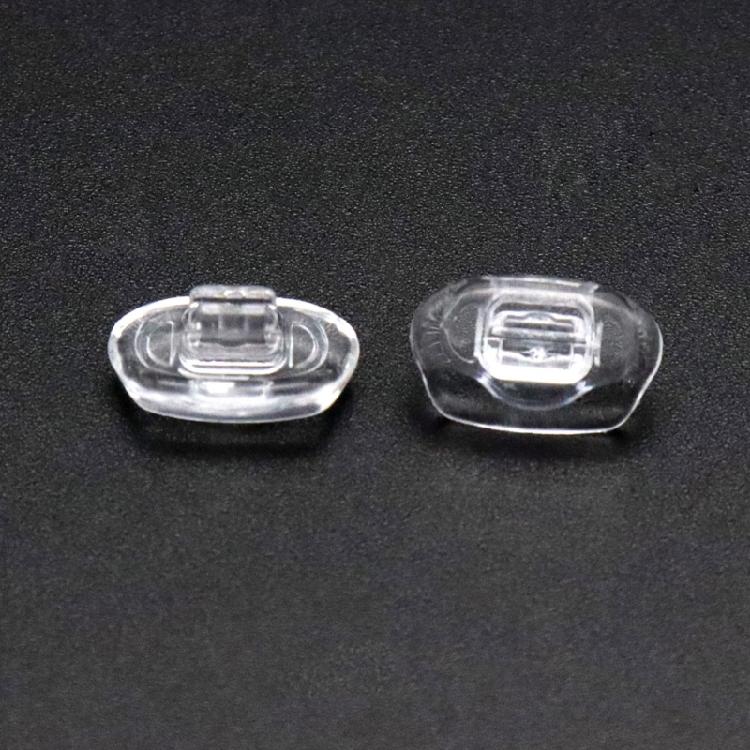 Kids Eyeglass Nose Rest Pads Soft Silicone Universals Fit For Small Nose Bridges Plastic Base Secure Clip Designs