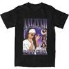 A-Aaliyah T-Shirt Girl Purple Fashion T Shirts Short Sleeve Aesthetic Tshirt Summer Cotton O Neck Oversized Top Tees