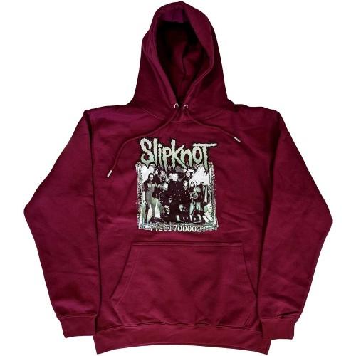 Slipknot Hanorac unisex cu coduri de bare pentru adulți