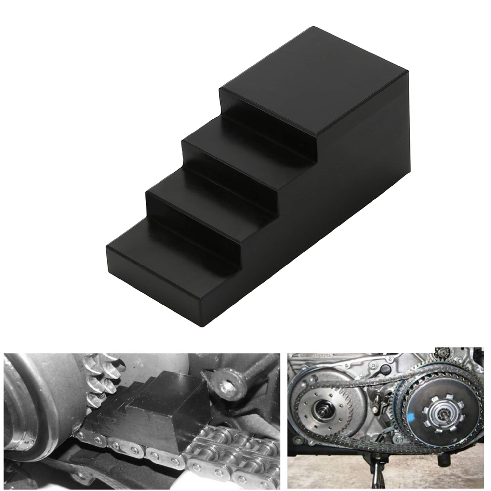 

PLSUSJHAO Инструмент для фиксации первичного двойного привода, кулачковый замок, фиксатор звездочки передачи и цепи, гайка ступицы Primary Drive Twin Cam чёрный