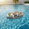 Blow Up Design Inflatable Pool Float Portable Floating Bar Tray Inflatable Cup Holder  Summer Party