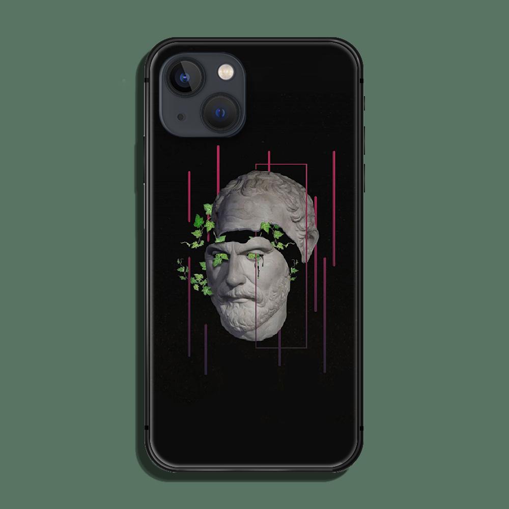 Statue Abstract Art Phone Case Cover Coque For Iphone Xiaomi Mi Samsung Galaxy Redmi Note A S 11 12 13 14 15 22 23 24 5G Pro Plus Max Fe Ultra