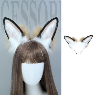 Мода Симулятор Уши животных + Хвост Костюм Плюшевые Кроличьи Уши Волосы Обруч Головной убор + Хвост Набор Подарок на День Святого Валентина