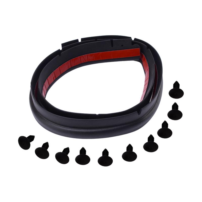 Black Front Engine Hood Sealing Strip Rubber Weatherstrip Fit for Toyota Corolla 2014 2015 2016 2017