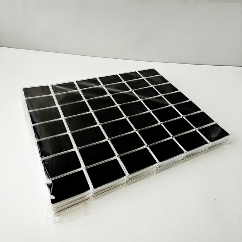 Caixa Quadrada Transparente para Diamantes Soltos e Pedras Preciosas Coloridas - Exibição, Armazenamento, Coleção