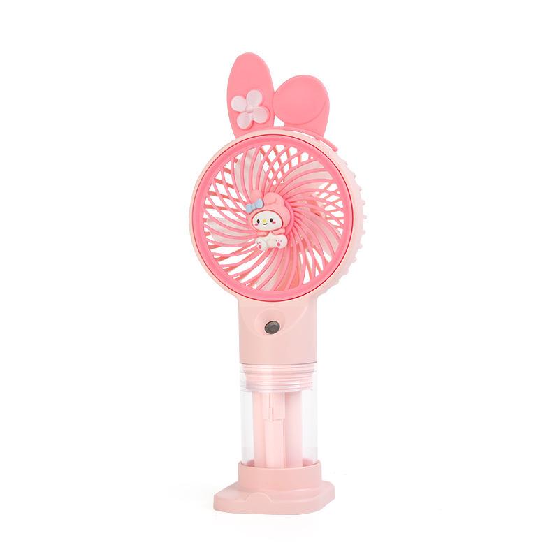 Adorable USB Rechargeable Handheld & Desktop Mini Fan
