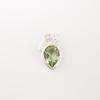 Green Amethyst Gemstone 925 Sterling Silver Handmade Gift Jewelry Pendant 1.01" PP-56-10