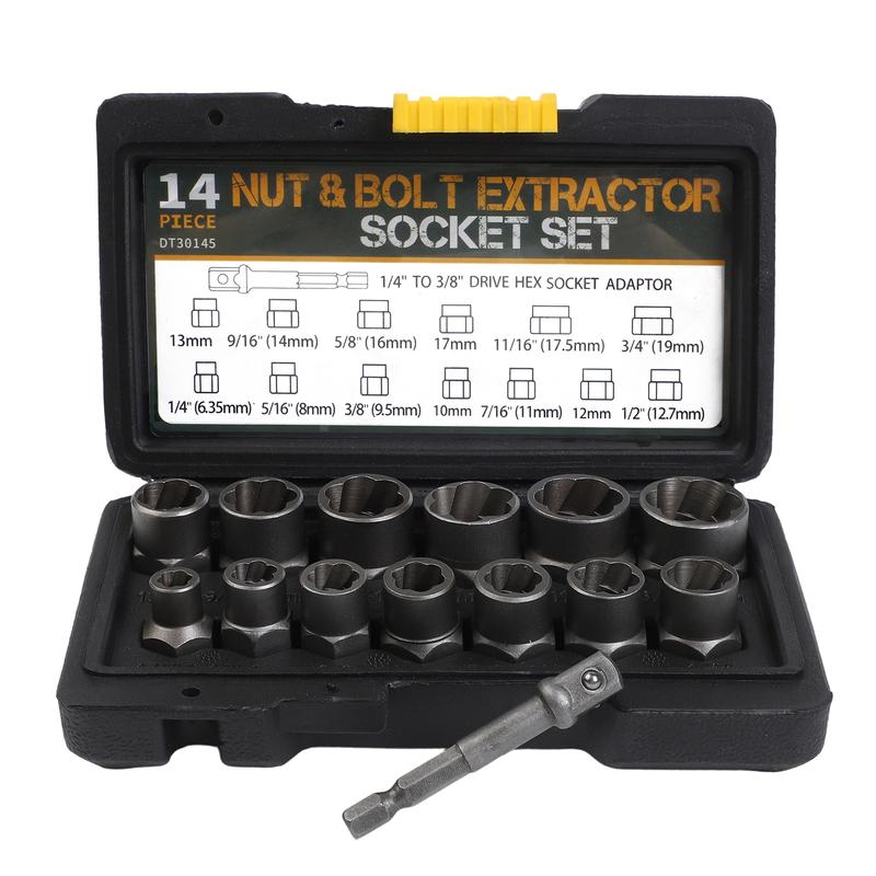 Home And Automotive Repair Bolt Extractor Set Automotive Repair Tool Kit Mechanic Tool Set Chromium-Molybdenum Steel