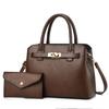 Pu Large Capacity Bucket Bag For Women With Lock Closure And Inner Pocket