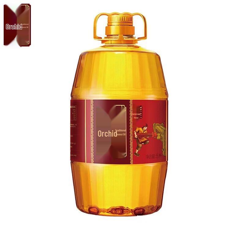 Hujihua Traditional Cold-Pressed Peanut Oil 5L