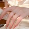 18k Gold & S925 Sterling Silver Wave Ring - Exquisite Minimalist Style for Women